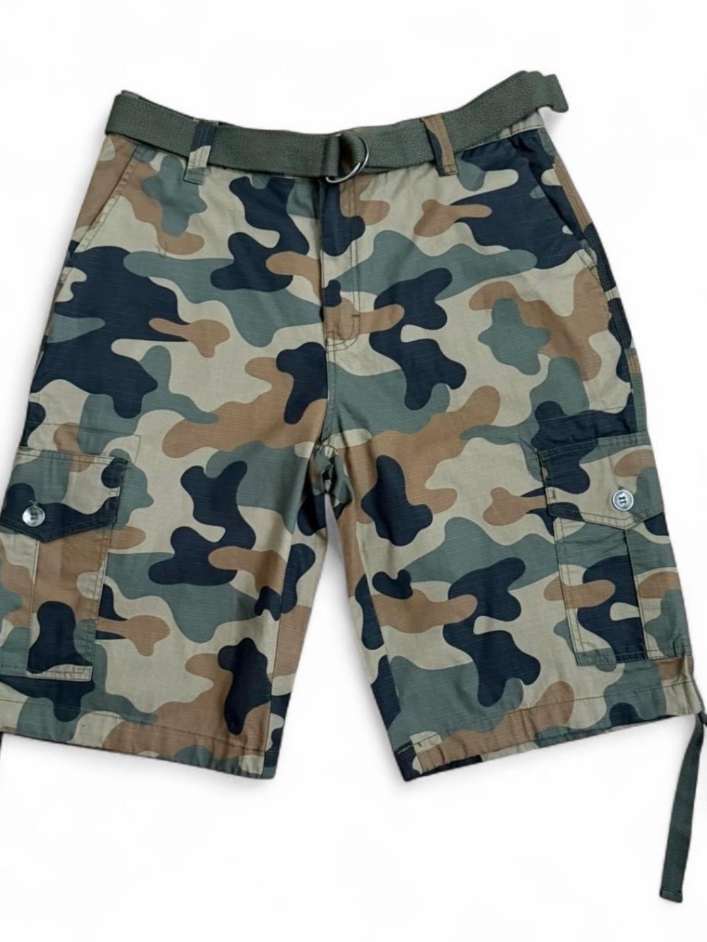 Southpole mens y2k camo cargo shorts